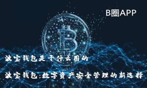 波宝钱包是干什么用的

波宝钱包：数字资产安全管理的新选择