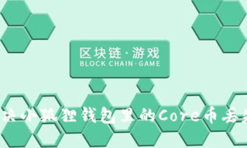 如何解决小狐狸钱包里的Core币丢失问题？